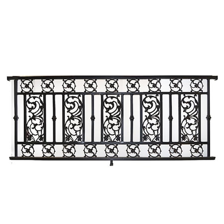 Afd Home Bridgeton Moore Railing, Black 11170136